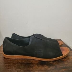 1.State Black Leather Cassidee Slide-On Shoes Size 7